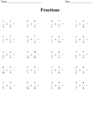 16 Best Images of 3rd Grade Fraction Practice Worksheets - Fraction