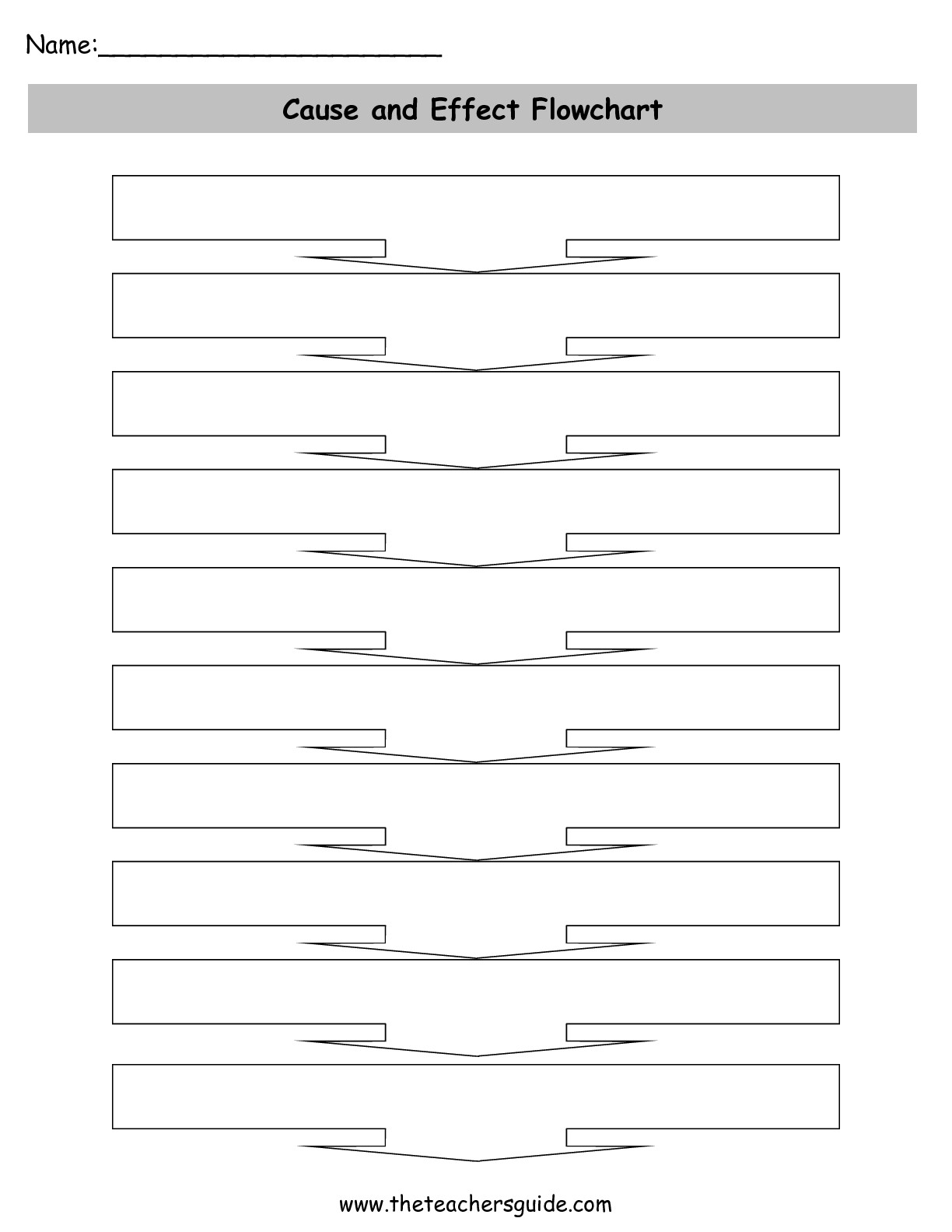 9 Best Images of Cause And Effect Blank Worksheets - Cause and Effect