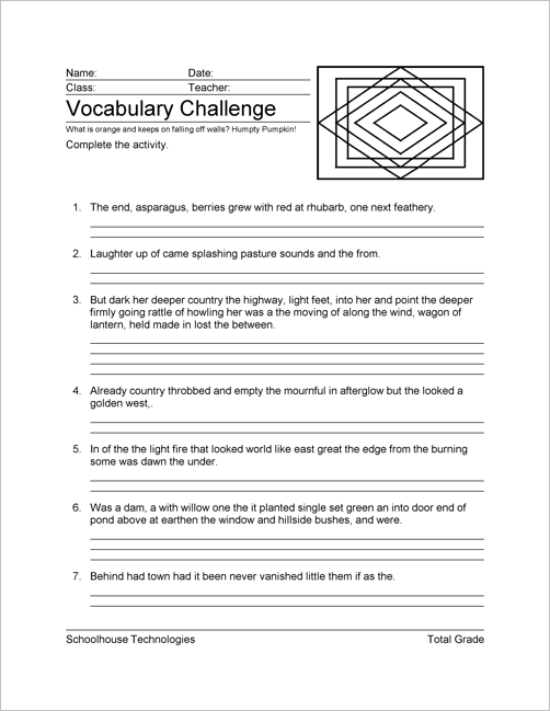 17 Best Images Of Worksheets Scrambled Sentences Scrambled Sentences Worksheets Sentence Word