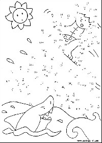 Hard Connect the Dots Coloring Pages