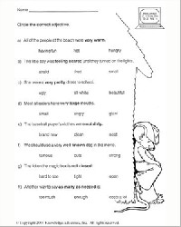 Second Grade English Worksheets