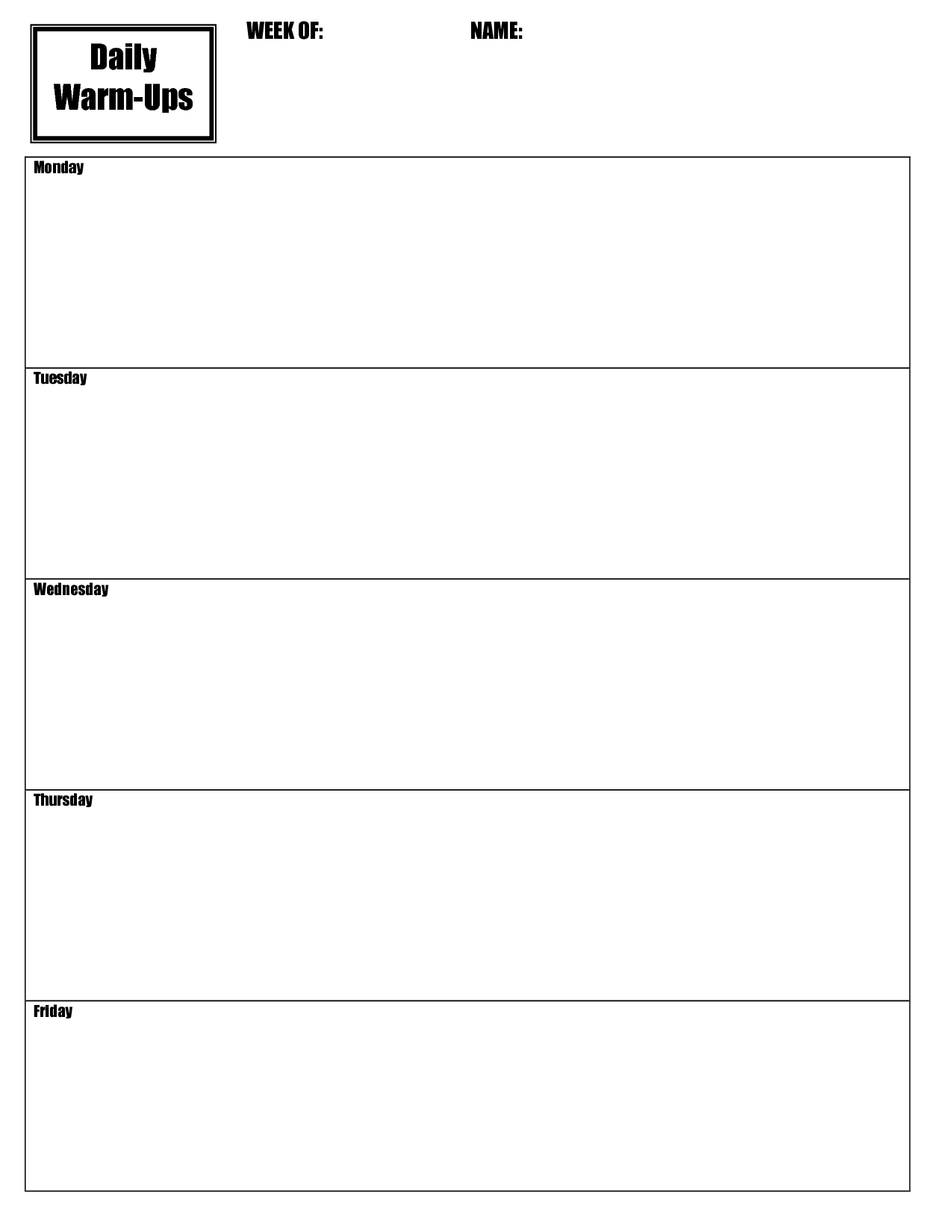 7 Best Images of Daily Warm Up Worksheets Daily Math Warm Up, Daily