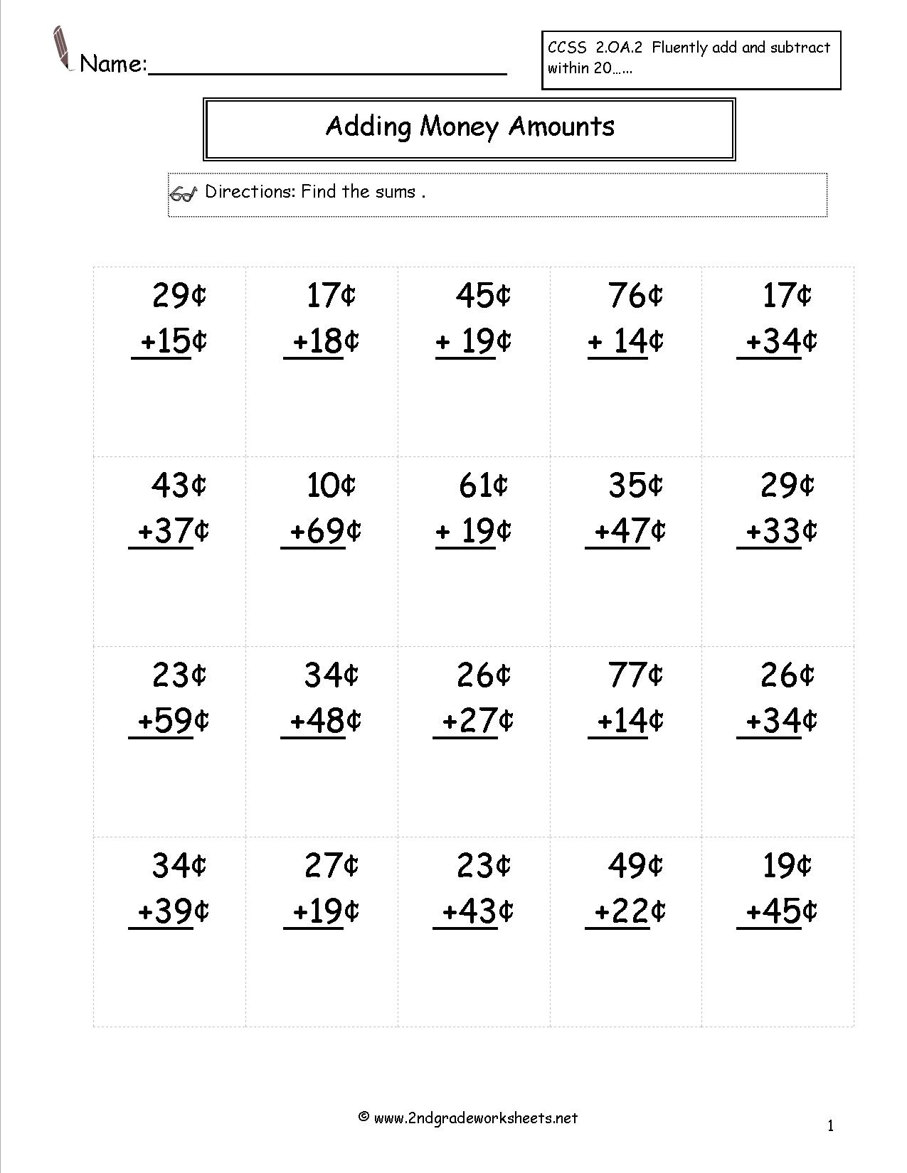 2-Digit Addition Regrouping Worksheets