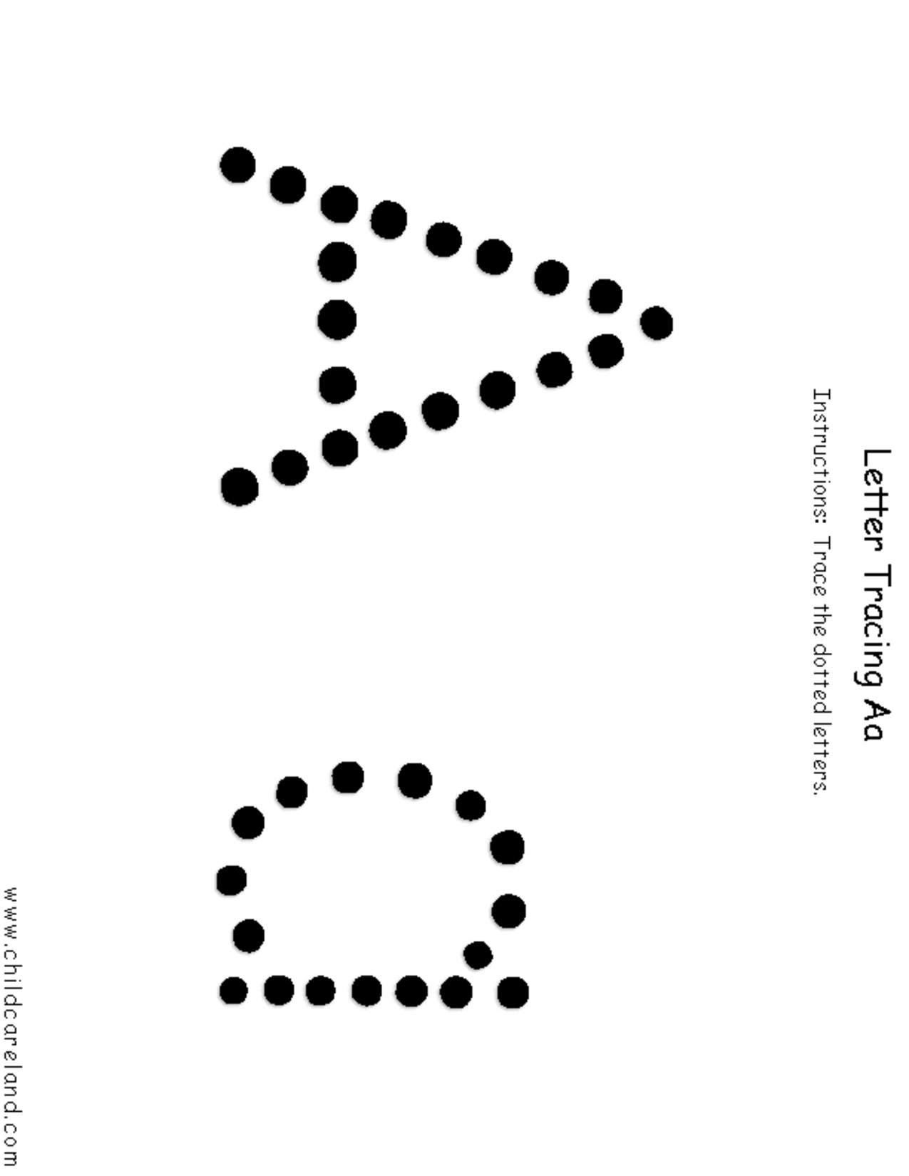 Free Letter Tracing Activities