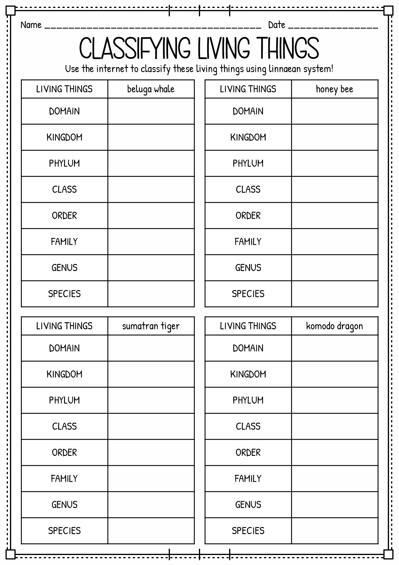 animal classification worksheet kindergarten of Best Worksheets Classifying 15 Preschool Images Animals