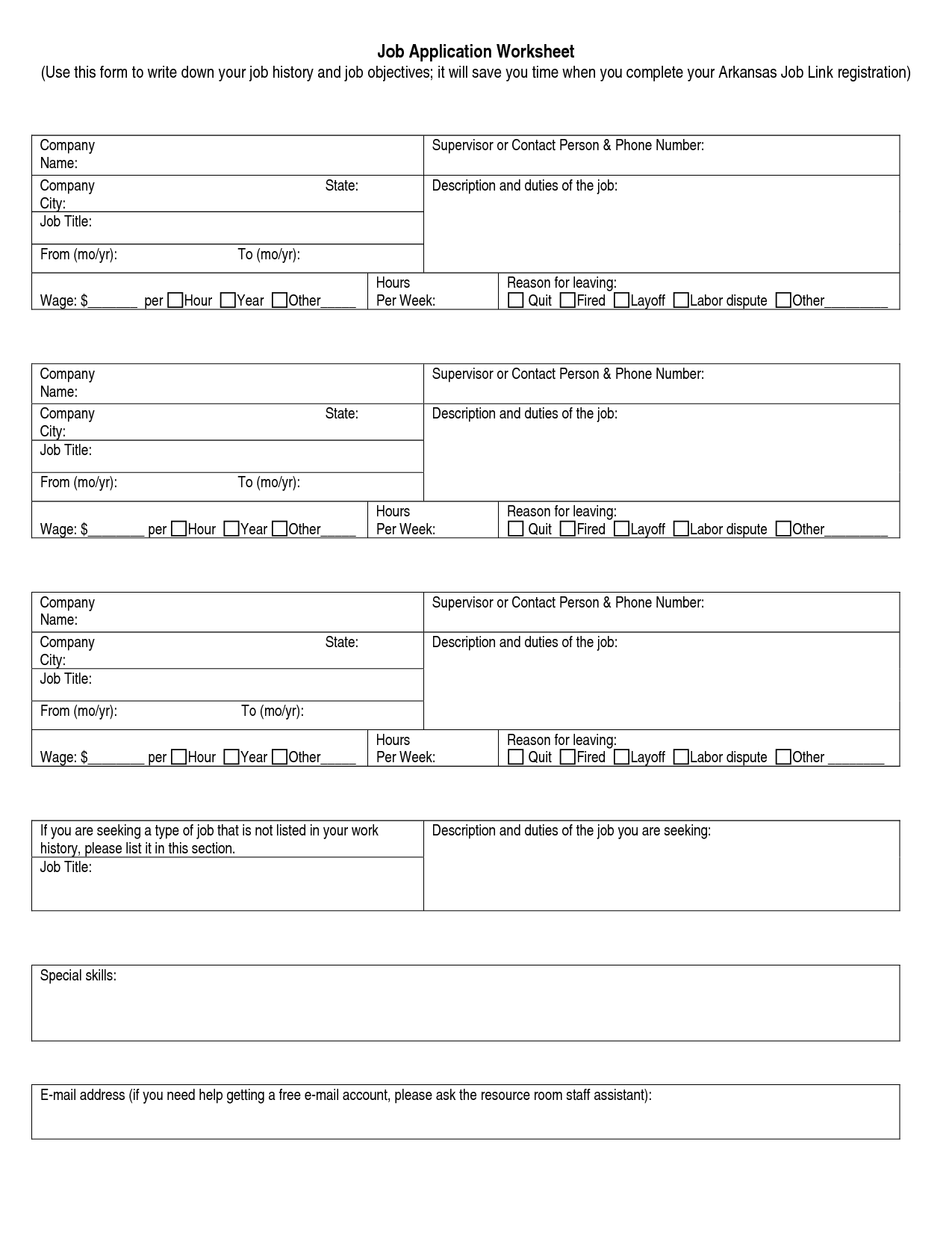 15 Best Images of Free Printable Career Worksheets - Printable