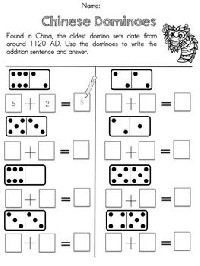 Chinese New Year Math Worksheets