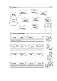 Has and Have Worksheets