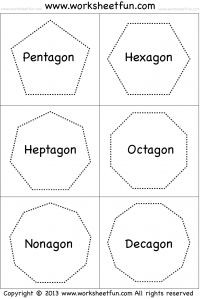 Pentagon Hexagon Heptagon Octagon Nonagon Decagon