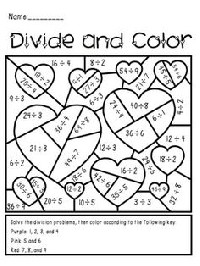 Valentine Math Worksheets 4th Grade