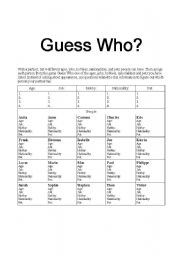 8 Best Images of Guess Who Printable Worksheets - Christmas Carol Brain