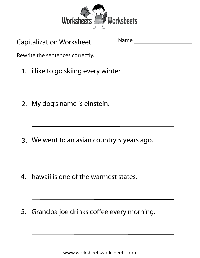 Free Printable Worksheets Middle School