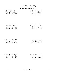 Three Variable Systems of Equations Worksheet