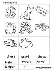 Cut and Paste Worksheets