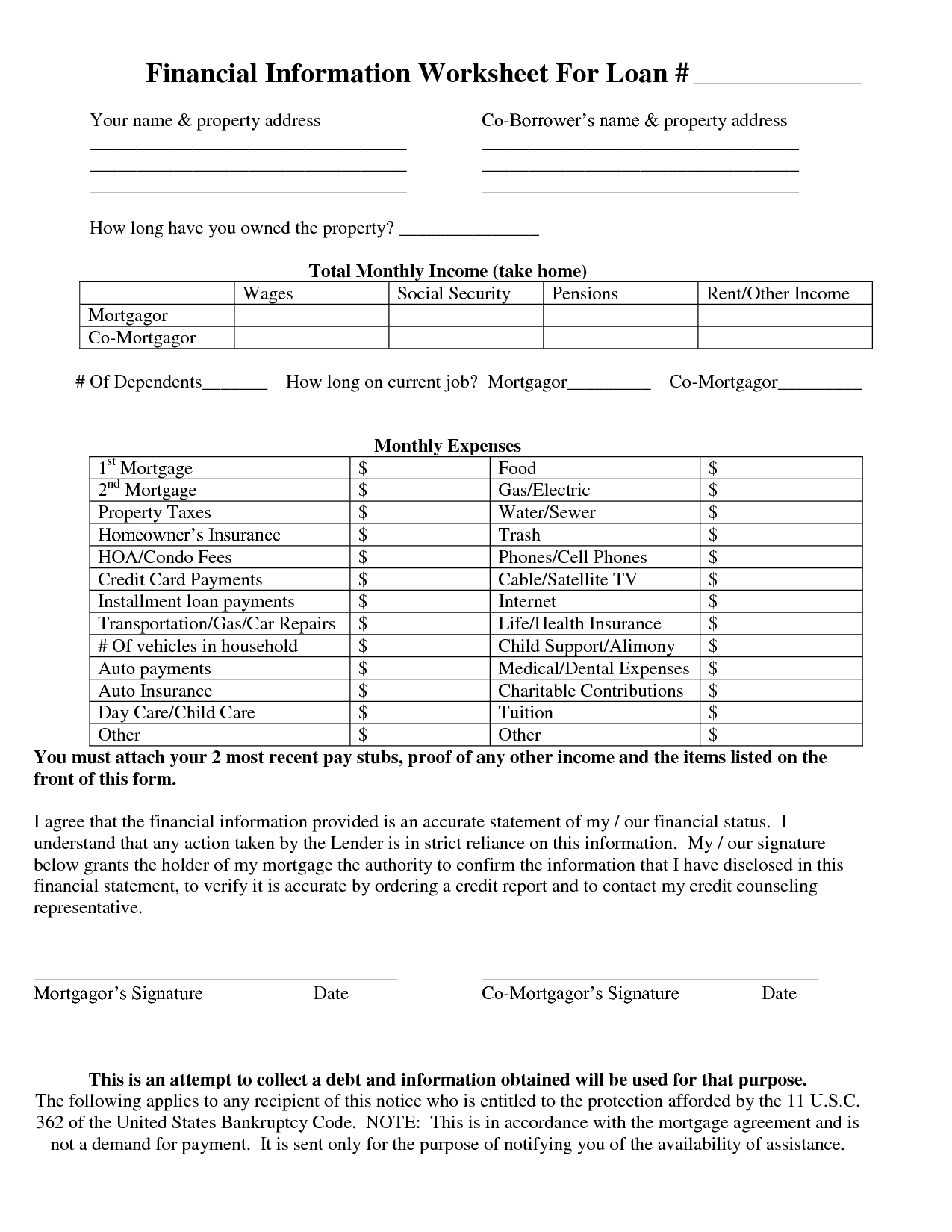a-family-financial-plan-with-a-free-printable-worksheet-on-it-and-a