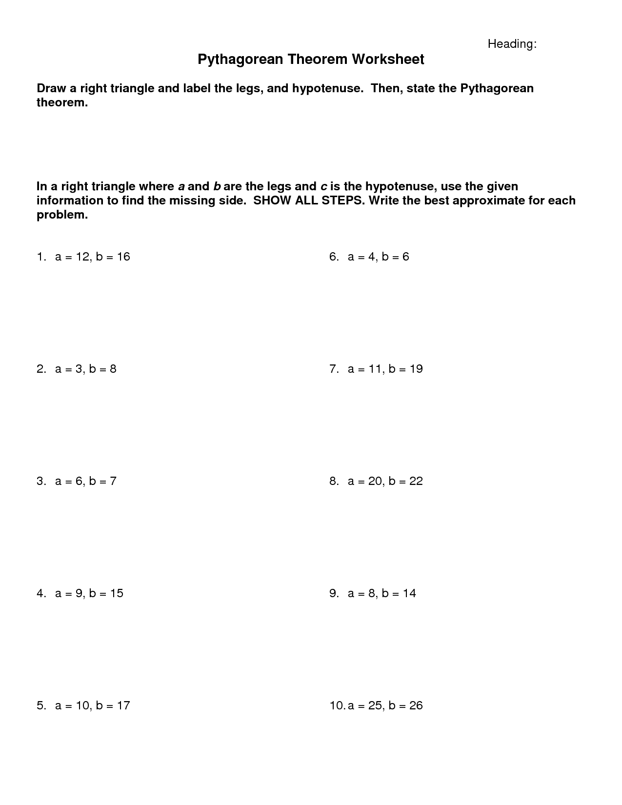 pythagorean theorem coloring activity pages - photo #31