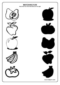 13 Best Images of Shadow Worksheets For Kids - Shadow Matching