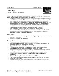 College Writing Skills Worksheets