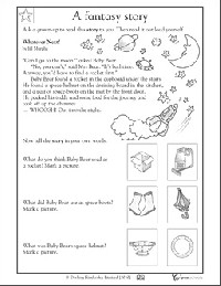 Kindergarten Grade Reading Comprehension Worksheets