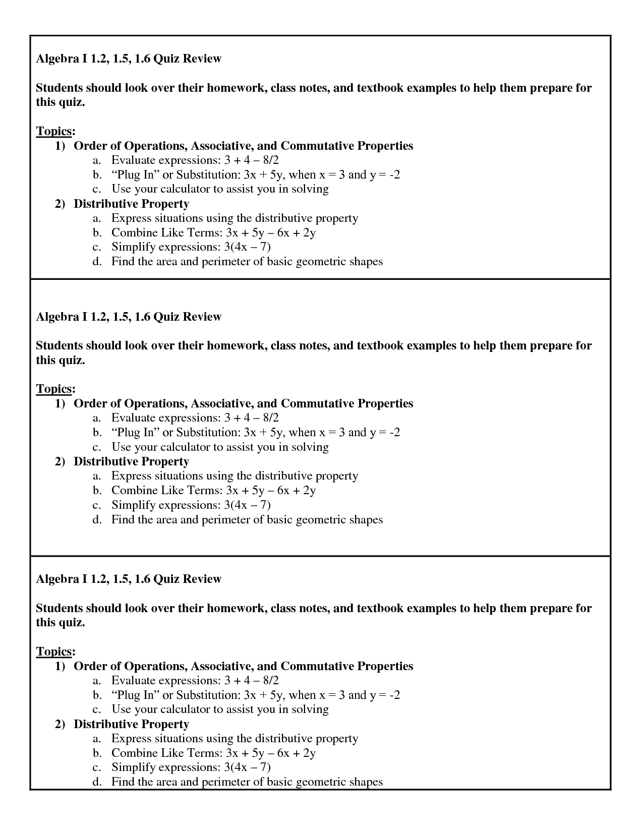 16 Best Images of Distributive Property With Expressions Worksheets  Distributive Property 