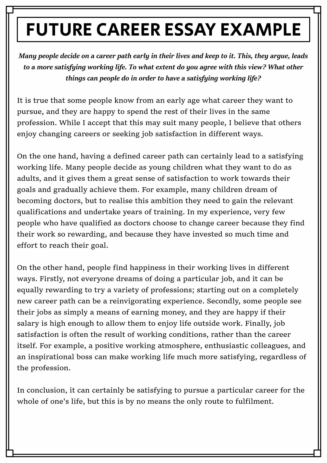 Examples of goals in life of a student essay Examples of goals in life of a student essay picture