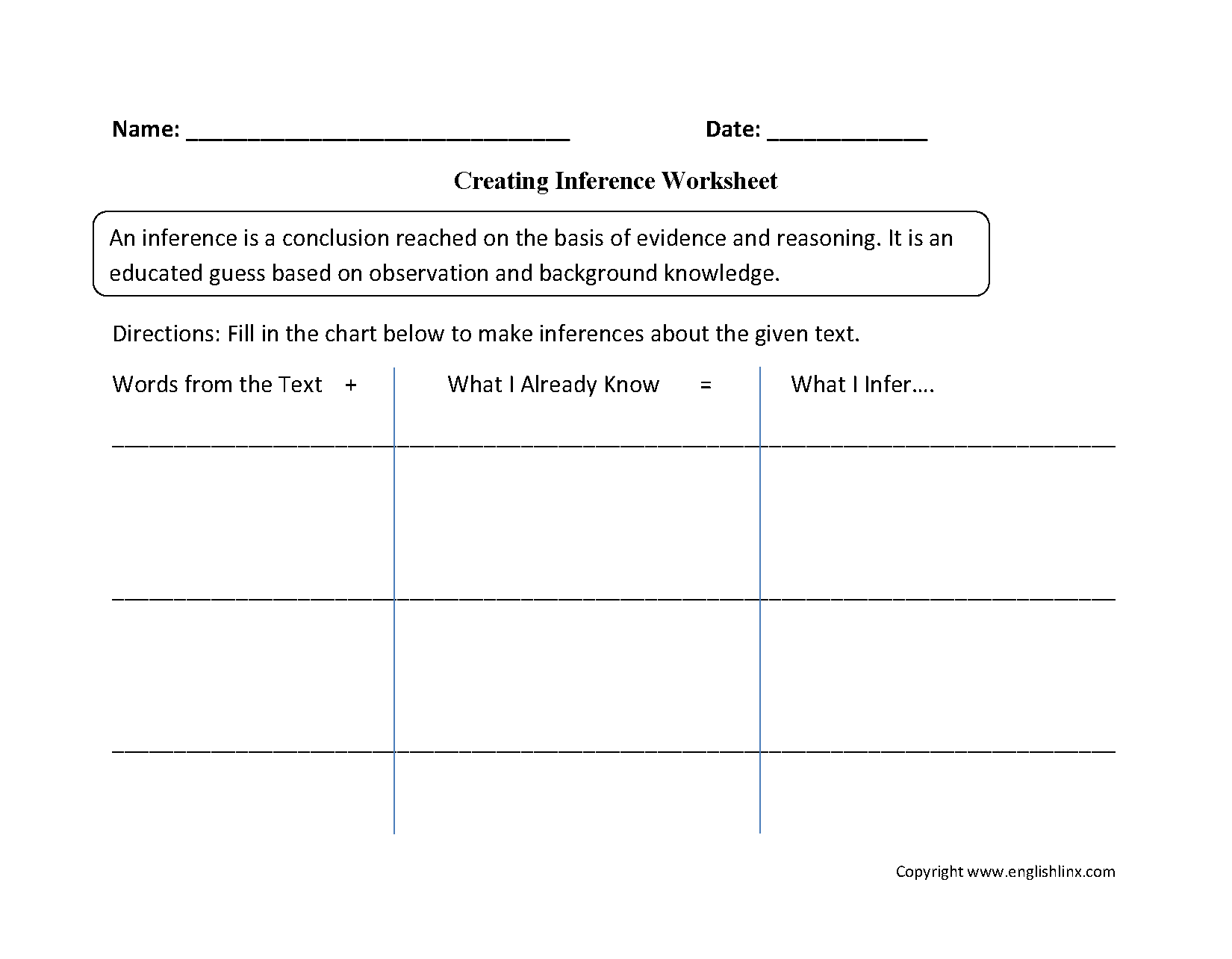 14 Best Images of Making Inferences Worksheets 7th Grade  5th Grade Inference Graphic Organizer 