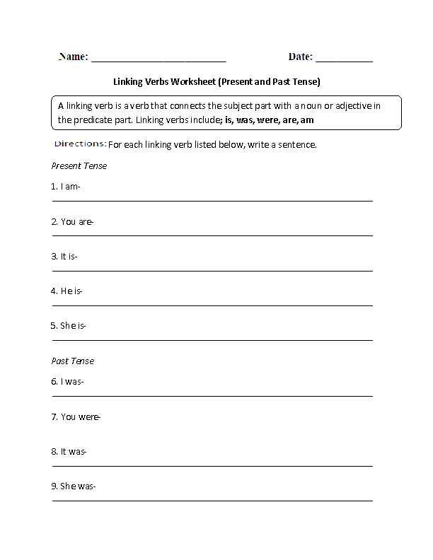 11 Best Images Of Present Tense Verbs Worksheets 3rd Grade Verb Tense Worksheets 3rd Grade