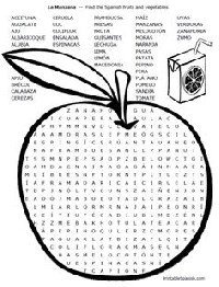 Spanish Word Search Puzzles Printable