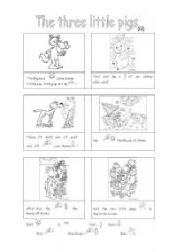 Three Little Pigs Sequencing Worksheet