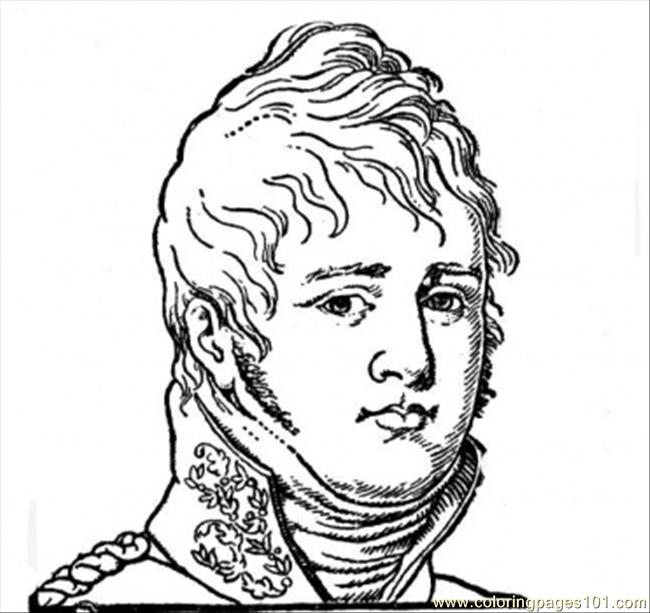 Alexander the Great Coloring Page