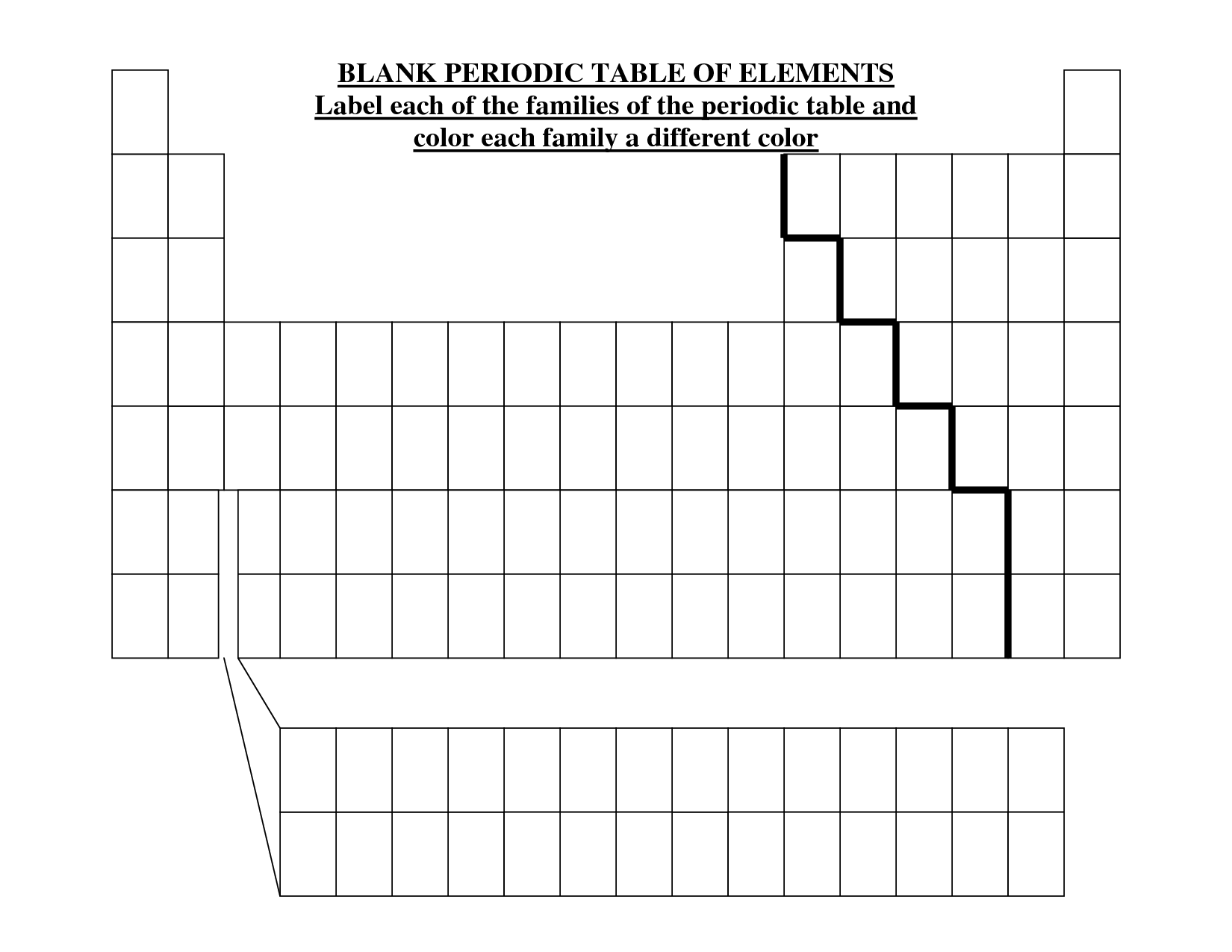 12 Best Images of Periodic Chart Worksheets - Blank Periodic Table
