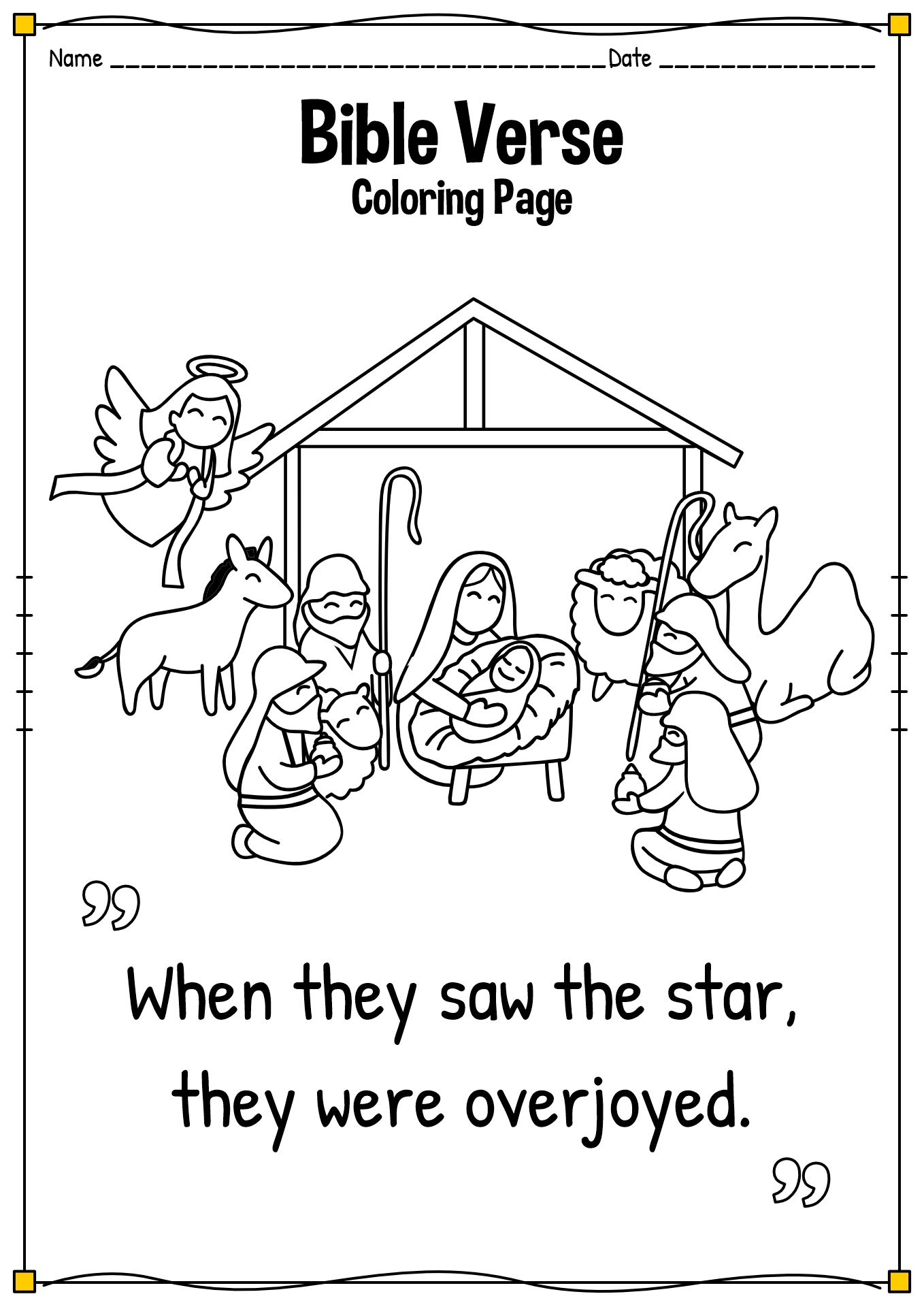 Printable Christmas Bible Verses