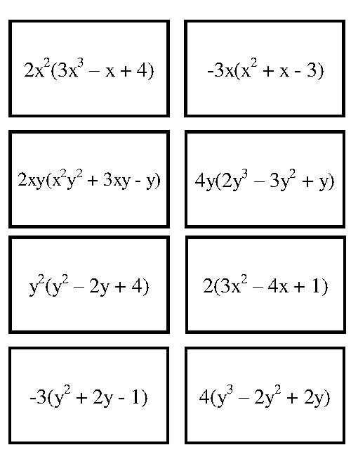 16 Best Images of Distributive Property Worksheets Printable