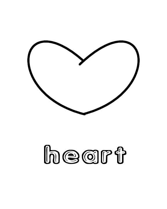 Heart Shape Worksheets Preschool