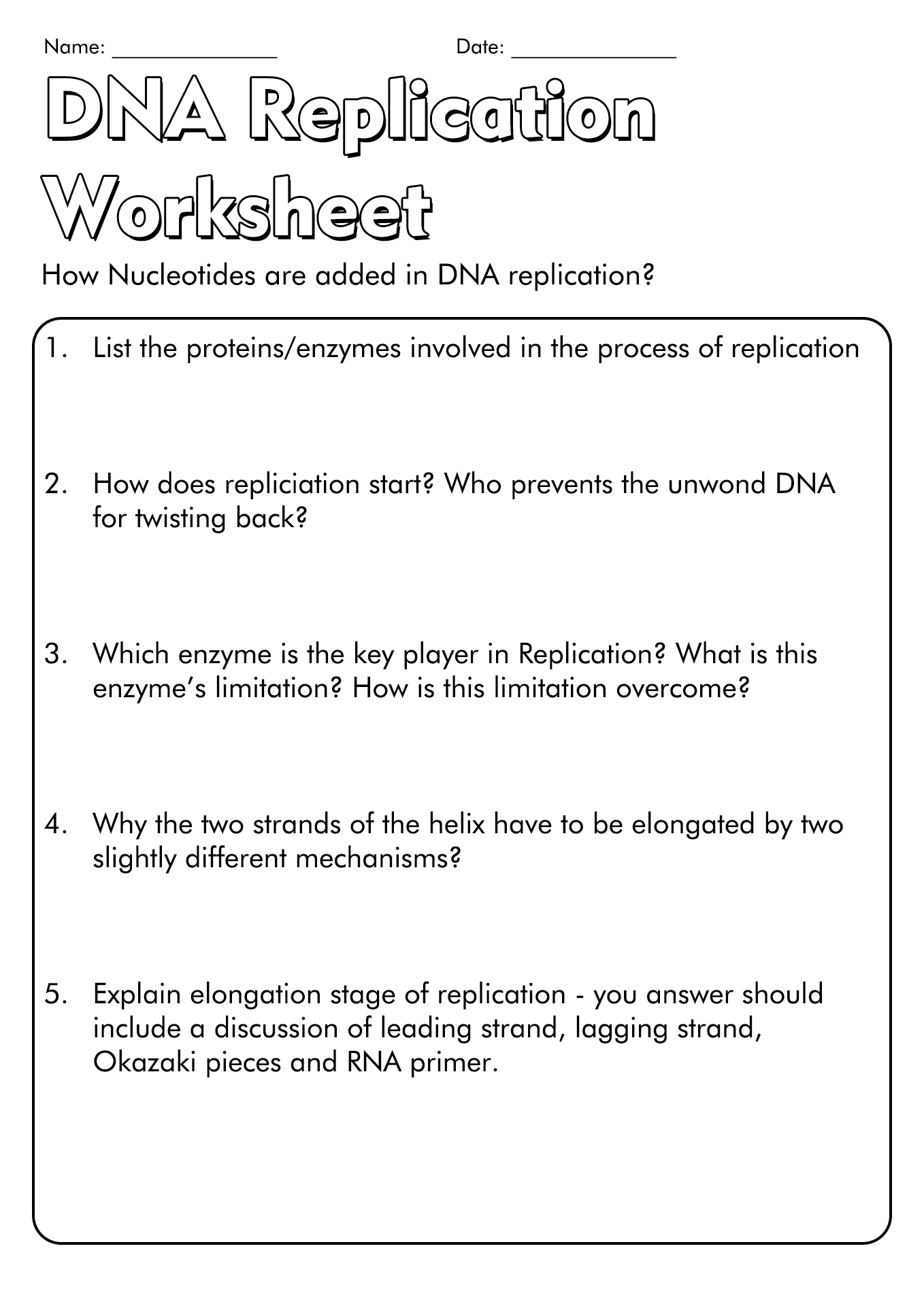 Human Body Systems Worksheet Answers