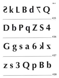 Letter and Number Reversals Printables