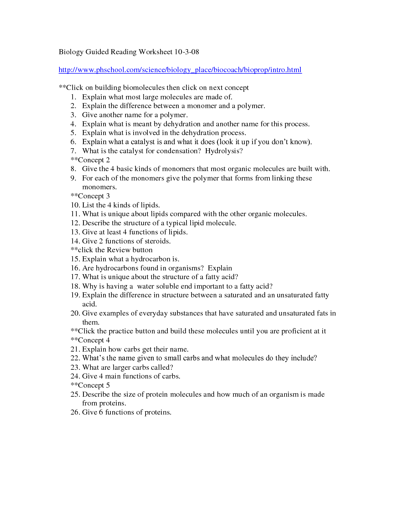 16 Best Images of Prentice Hall Science Worksheets Chapter 5 - Biology