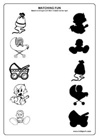 Preschool Shadow Worksheets