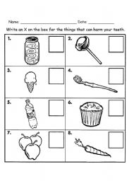 9 Best Images of Healthy Teeth Worksheets - Healthy Teeth Worksheet
