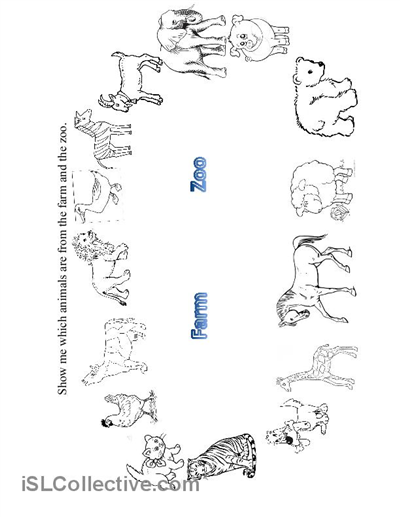 Printable Animal Tracing Worksheets