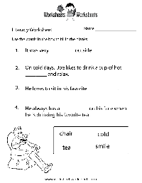 Free Printable Literacy Worksheets Kindergarten