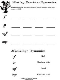 Printable Piano Theory Worksheets