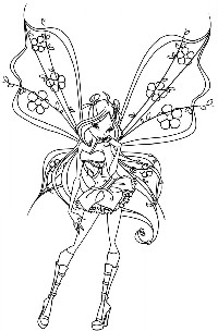 Winx Fairy Coloring Pages