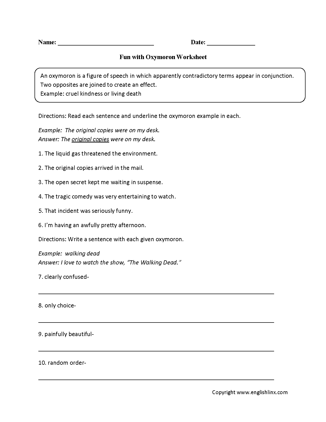 15 Best Images of Figurative Language Worksheets 2nd Grade ...