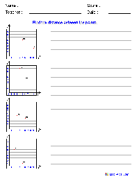 Distance Formula Worksheet