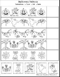 Free Printable Halloween Math Kindergarten Worksheets