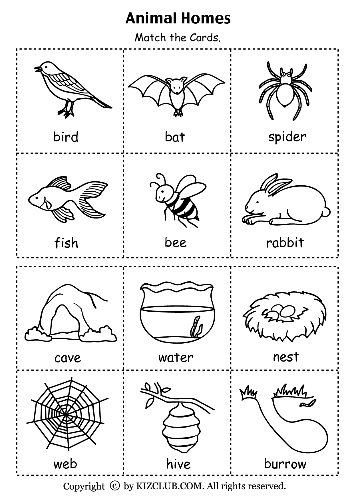 7 Best Images Of Second Grade Habitat Worksheets Animal Habitats And 