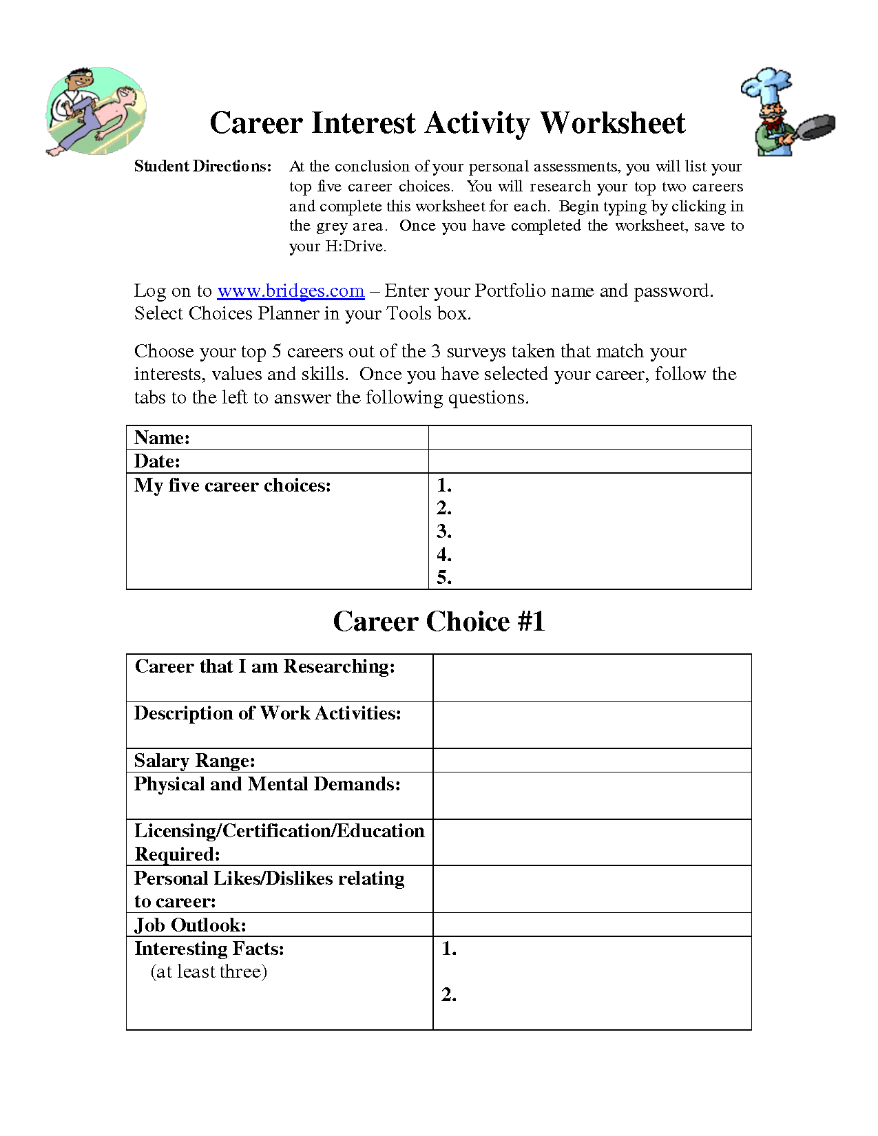 witty career exploration worksheets printable roy blog pdf career
