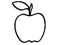 Apple Outline Clip Art