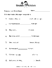 Free Printable Preposition Worksheets